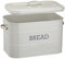 KitchenCraft Living Nostalgia LNBBINGRY Bread Bin, Grey, 34 x 21.5 x 25 cm