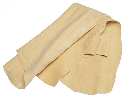 Peau Chamoisée Véritable Peau de Chamois Naturelle 45 x 30 cm - 019 (1)