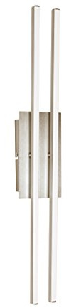OSRAM 4058075054974 A++ to A, LED Streifen als Dekorative Wand und Deckenleuchte, Stripe Twin, 20 Watt, warmweißes Licht, Aluminium, 18 watts, Warmweiß, 61 x 10 x 6 cm