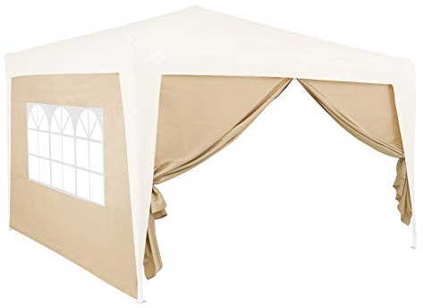 Deuba 2X Pareti Laterali per Gazebo 3x2m per Parete Idrorepellente con Finestra Laterale Cerniera Cinghie di Fissaggio