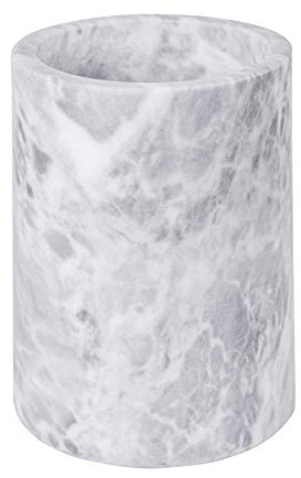 Argon Tableware Marble Wine Bottle Cooler - 13cm - Grey - Insulated Wine Cooler Ice Cooler Sleeve Chiller for Champagne Bottles, Parties, Celebrations