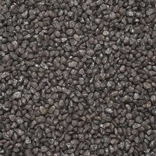 Fuchs seit 1895 Brilliant Granulat Dekogranulat Streudeko 2-3mm 1000g versch. Farben, Farbe:anthrazit