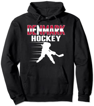 Denmark Ice Hockey Fans Jersey Danish Hockey Team Supporter Pullover Hoodie