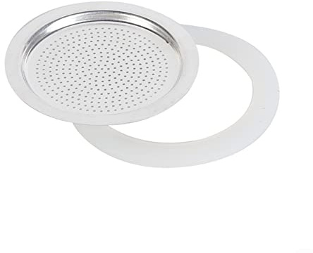 Dichtungsringe für Espressokocher,Ersatz Dichtung Dichtung,Dichtungsring Kaffeebecher,Siebeinsatz und Dichtungsringe für Kaffeekannen(1 Becher 50 mm Außendurchmesser)