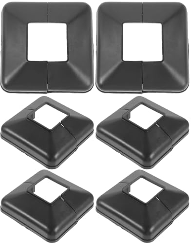 Uonlytech 6 Stück Zaunpfosten-Abdeckkappen Aus Zaunpfostenkappen Pfostenkappen Ersatzdecks Dockpfostenabdeckungen Dekorative Pfostenkappen