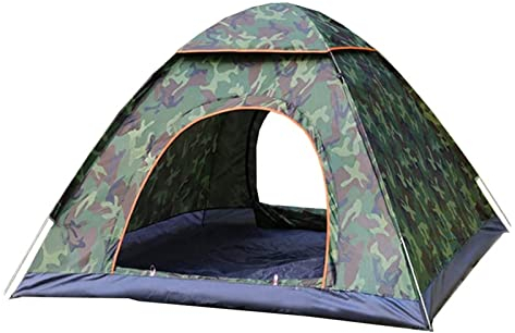 Campingzelt, automatisches, sofort aufklappbares, wasserdichtes Campingzelt zum Angeln im Freien, Wandern, Camping, Strand, Garten, 200 x 200 x 135 cm (Camouflage) 22.5.14 (Farbe: