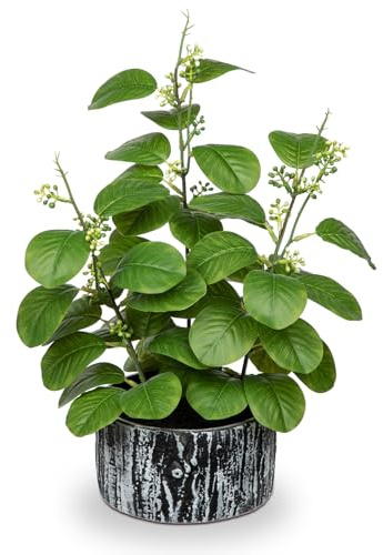 Arborus Ficus Künstlich im Topf Künstliche Pflanzen wie Echt im Topf 36 cm