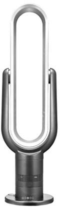 Ventilador de torre, ventilador de aire acondicionado, control remoto de temporizador para sala de estar, dormitorio, pequeño anillo sin hojas, silencioso, ventilador de pie frío simple, blanco