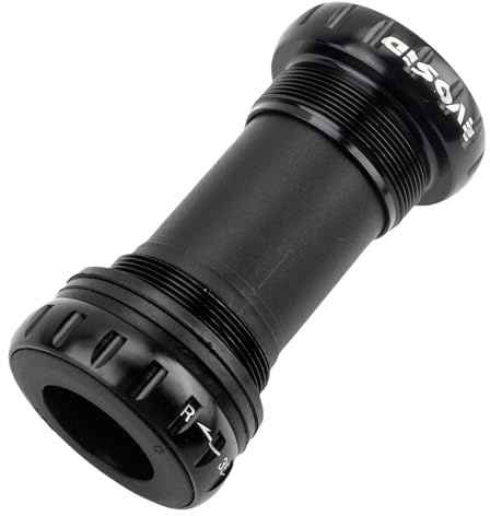 EVOSID Bottom Bracket, Mountain Bottom Bracket English BSA 68-73mm for 24mm Spindle Crank,Compatible with Mountain Bike and Road Bike (Black)