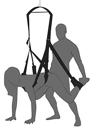 Love Swing Sex Swing à suspendre au plafond et aux portes, balançoire sexuelle confortable pour les couples, kit de, balançoire sexuelle SM avec rembourrage extra large, jusqu'à 200 kg