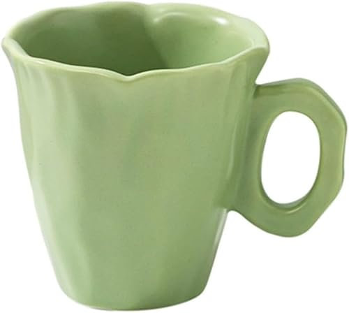 MASHNFDC Kaffeebecher 300 ml Keramik-Kaffeetasse, kreative Büro-Wassertasse, Morgentasse mit Griff, wiederverwendbar Tassen weingläser