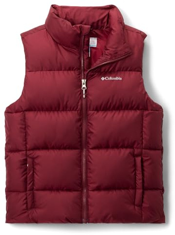 Columbia Puffect Vest, isolamento Thermarator, Protezione per il mento, Tasche di sicurezza, Polsini elasticizzati - Unisex per ragazzi