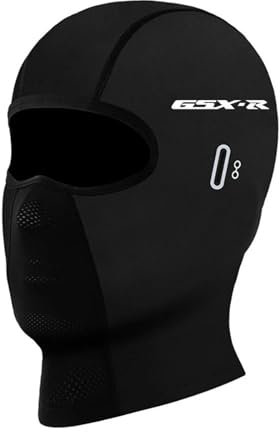 Winddicht Warm Sturmmaske Winddicht Halswärmer Wi Motorrad Radfahren Kappe Sommer Kühlung Motorrad Hut Sonnenschutz Für Suzuki gsxr gsxr 600 750 1000 k1 k2 k3 k4 k5(Short-Black)