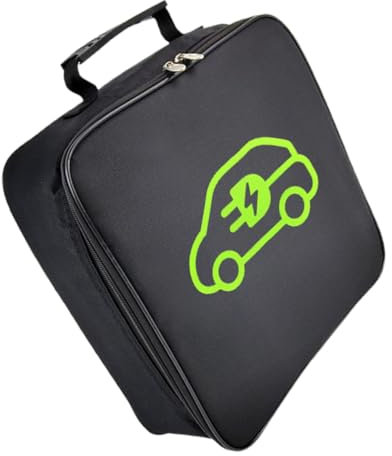 MUCKLILY Ev Charger Holder Charging Cable Storage Bag Portable Jumper Cables for Car Battery Wires Organizer for Electric Vehicles