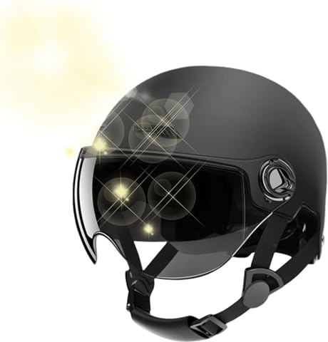 Adults Helmet With Goggle Helmet, Highly Protective Cycling Half Helmet, Cycling Scooter Helmets With Removable Sun Visor, Lightweight Cycle Helmet, Climbing Skating Protective Gear