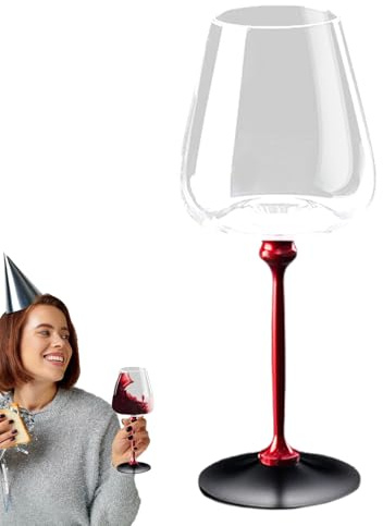 Verre à vin - Verre à vin en verre | Organisateur rotatif ergonomique pour verres et calices en verre pour voyage, événements, cocktail, piscine, anniversaire, mariage