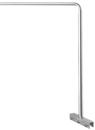 kowaku Fischbecken Licht Halter Aquarium Leuchtenträger Lampenhalter Edelstahl Einstellbarer Aquarium Lampe Ständer Adsorptionsmodell für