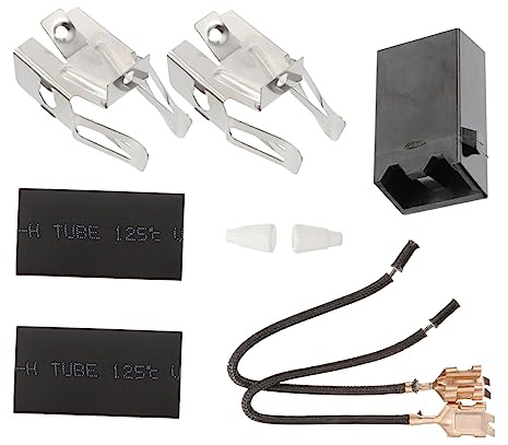 Mikinona Kit De Prise Pour Cuisinière Avec Bloc De Douilles Fil Haute Température Gaine Et Supports Métalliques Compatible