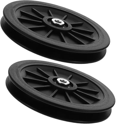 HONITANO 2 Pezzi Pulegge in Nylon per Attrezzature Fitness Ruote Silenziose con Cuscinetti per Impianto Pulegge Cavi Sostituzione per Macchine Palestra Scorrimento Stabile e Facile