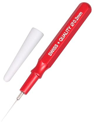 Precision Oiler Pen - 7 cm klocksmörjmedel, applikator, fin nål klockreparationsverktyg, effektiv professionell rengöringsolja | expertklockor underhållstillbehör för reparationsverkstäder experter