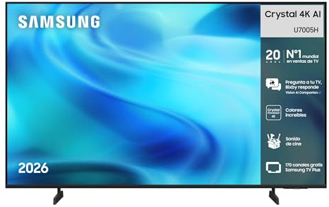 Samsung TV Crystal 4K AI U7005H 55 Smart TV con IA