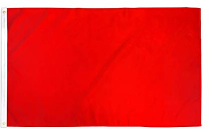 AZ FLAG Bandiera COMMISSARIO di Pista Rossa 90x60cm - Bandiera COMMISSARIO di Percorso 60 x 90 cm