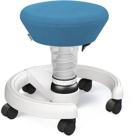 aeris Swoppster Kinderhocker – ergonomischer Kinder-Schreibtischstuhl – Kinder-Drehstuhl für gesundes Sitzen – Kinderstuhl stufenlos höhenverstellbar, 32-47,5 cm Sitzhöhe