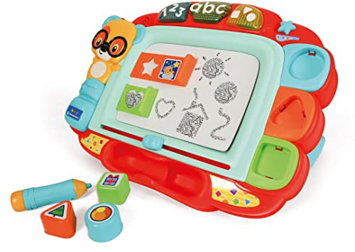 Clementoni - 17741 - Lavagna Canta E Impara - Gioco Elettronico Interattivo Bambini 18 Mesi, Lavagna Magnetica Educativa Numeri E Parole, Lavagna Parlante in Italiano