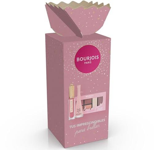 Bourjois Lippenstift Velvet Ink 03 + Nagellack 1 Seconde 35 + Lidschatten Palette Coup de Foudre