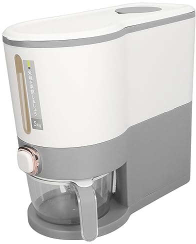 Rice Dispenser Bucket High Rice Dispenser Bucket Rice Dispenser Temperature Resistant Double Sealing Rice Dispenser For (LiebeWH9aog432u50-13)