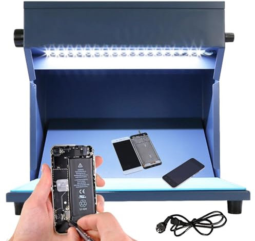 COUCHO Vertikale Laminar-Flow-Haube, Luftstrom-Reinigungsbank, Zwei Ventilatoren und HEPA-Filter, Mini-Laminar-Staubfreier Raum, Windreinigungsraum, Arbeitstisch for die Reparatur von LCD-Handys
