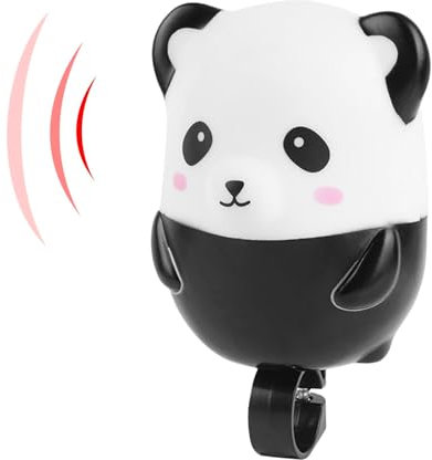 Frosch-Fahrradlenker-Dekorationen, Silikon-Panda-Fahrradhupen, Niedliche Fahrradhupen-Ornamente, Roller-Dekorationszubehör, Zusammendrückbar Mit Sound Für Jungen, Mädchen, Kinder, Kinder