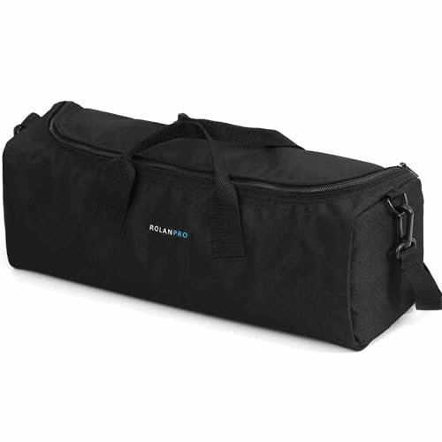 Rolanpro Bolsa para lente de teleobjetivo para Nikon 180-600mm/600mm F6.3, funda para lente de cámara Sony 200-600mm, para Canon 200-800 (negro)