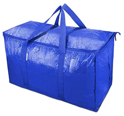 COLLBATH Decken-Aufbewahrungstasche Kleiderschrank-aufbewahrung Stoff-Organizer Mit Reißverschluss Großes Design Für Schrank Und Reisen Kleidertasche Mit Griffen Für Camping Und Umzüge