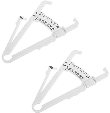 KOMBIUDA 3 Ensembles Graisse Étrier Calorie Brûleur Corps Poids Mètre Ruban Lester Hommes Pesée Calculateur De Graisse Mesureur De Graisse Pied À Coulisse Plastique Abs Blanche 2 Pièces * 3