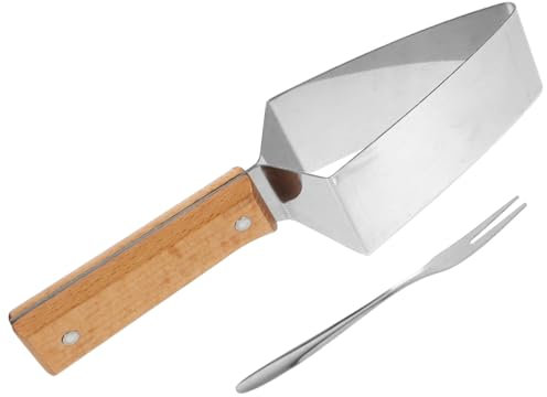 PEPLAYTAL 1set Utensili Per Tagliare Anguria Inossidabile Con Forchetta Pratico Kit Per Frutta Gadget Da Cucina Per Fette e Presentazioni Creative