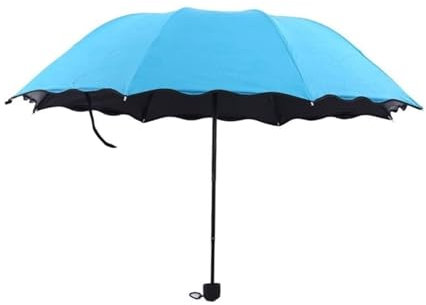 OXOAMP Folding Umbrellas Umbrella Umbrellas New Lady Princess Magic Flowers Dome Parasol Sun/Rain Folding Umbrella prain women transparent umbrella Lightweight