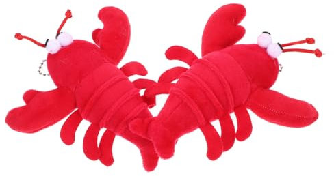 JOINPAYA Plüschtier Flusskrebs Anhänger Aus Strapazierfähigem Stoff Rotes Cartoon Krebs Design Für Kinder Und Dekoration Weiches Geschenk Und Schlüsselanhänger