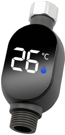 LED-Duschtemperaturmessgerät, Temperaturanzeige für Duschwasser, digitale LED-Anzeige, Baby-Badewassertemperatur, intelligenter Monitor, wasserdicht für das Badezimmer