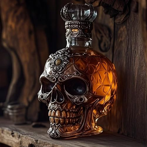Carafe A Decanter Vin - Decanter Whisky Figurine, Carafe À Whisky En Forme De Tigre 330 Ml, Bouteille De Vin En Verre Faite À La Main, Avec Design Anti-fuite, Pour Père, Mari, Fils, Ami(A)