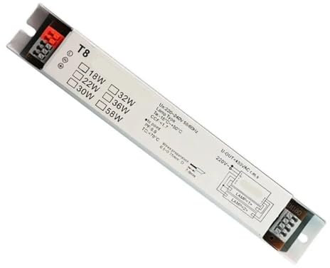 ApuaVireo&Co Balasto electrónico for lámpara Fluorescente de Encendido instantáneo T8 de Amplio Voltaje de 2 x 36 W.