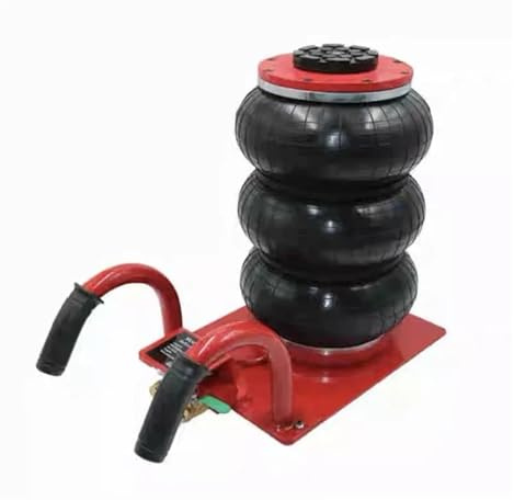 DUOCAI Air Powered Balloon Air Jack Automobile 3 Tons Pneumatic Jack Triple-Bag Air Hand-End Type Lifting Equipment for Garage Repair Shop 14CM-41CM