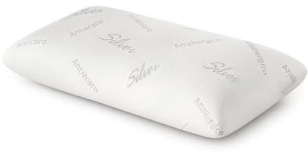 Dorian Home - Cuscino Cervicale per Dormire Meglio Supini Alto 11 cm, Cuscino Memory Foam Letto Supporta Collo, Testa e Spalle Ergonomico a Saponetta, Guanciale Letto Traspirante Anallergico Antiacaro