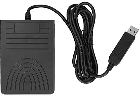 REpiceFinem Professional USB Foot Switch Portable Contrôle de contrôle Action Pédale de pied pour ordinateur sûr et idéal pour l'utilisation des mains dans les jeux Contrôle de