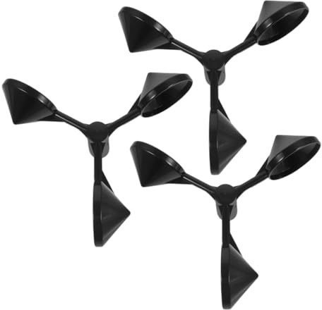 VICASKY Sensore Anemometro Da Esterno Tazza, Custodia Abs Per Misuratore Di Velocità Del Vento, Set Da 3 Pezzi, Protezione Trasmettitore, Resistente Al Vento Forte Per Uso Outdoor Giardino