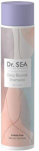 DR. SEA - Champú Rubio Anti Amarillo - 300 ml | Champú Rubio Anti Amarillo: limpia suavemente el cabello y ayuda a mantenerlo flexible.