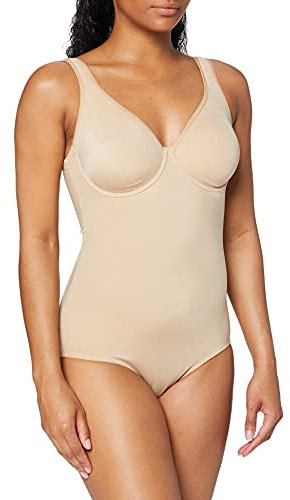 Sassa Damen Formender Body doppelt vorgeformt 00903, Einfarbig, Gr. 85D, Elfenbein (Skin 00428)