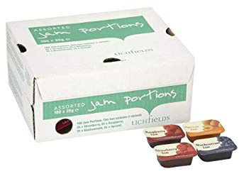 Lichfields Assorted Jam Portions 100 x 20g