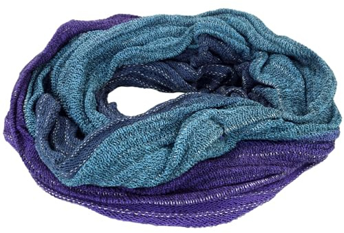 GURU SHOP Weicher Loop Schal, Magic Loopschal, Weste, Baumwolle | Feinstrick, vielseitig tragbar, als Schal, Weste oder Top, Unisex, elastisch