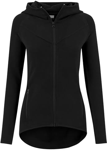 Urban Classics Damen Kapuzenpullover, Schwarz 7, XL